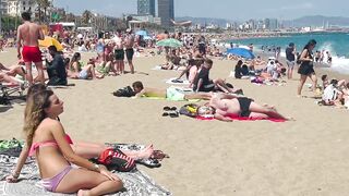 Barcelona beach walk ????????beach Sant Sebastia