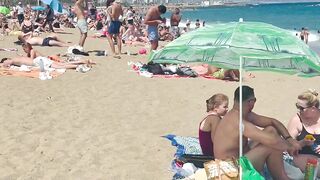 Barcelona beach walk ????????beach Sant Sebastia