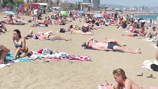 Barcelona beach walk ????????beach Sant Sebastia