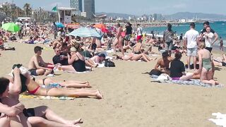 Barcelona beach walk ????????beach Sant Sebastia