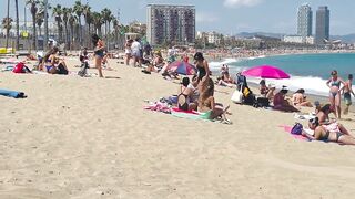 Barcelona beach walk ????????beach Sant Sebastia