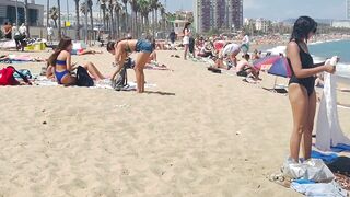 Barcelona beach walk ????????beach Sant Sebastia