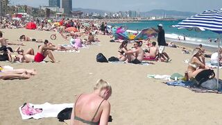 Barcelona beach walk ????????beach Sant Sebastia