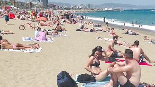 Barcelona beach walk ????????beach Sant Sebastia