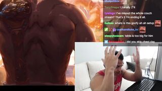 Tyler1 on his 2019 Laptop from last Coach Stream