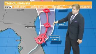 Tracking Tropical Storm Ian: Forecast, models for North Florida | Sept. 29 8AM