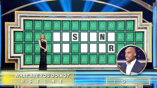 Tiki Barber Nails the Bonus Round Quickly - Celebrity Wheel of Fortune