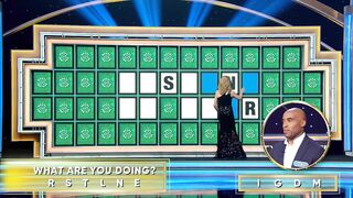 Tiki Barber Nails the Bonus Round Quickly - Celebrity Wheel of Fortune