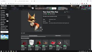 ????PROMOCODE????Como Ganhar o item [Too Cool Fire Fox] Roblox Evento