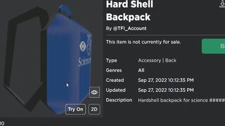 FREE ACCESSORY! HOW TO GET Hard Shell Backpack! (ROBLOX CurioCity EVENT)