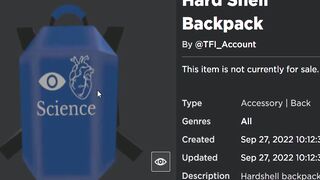 FREE ACCESSORY! HOW TO GET Hard Shell Backpack! (ROBLOX CurioCity EVENT)