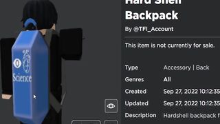 FREE ACCESSORY! HOW TO GET Hard Shell Backpack! (ROBLOX CurioCity EVENT)