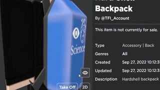 FREE ACCESSORY! HOW TO GET Hard Shell Backpack! (ROBLOX CurioCity EVENT)