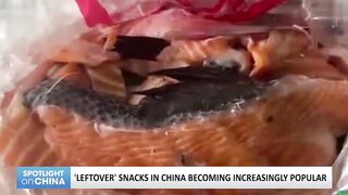 'Leftover' snacks boom in China; Groom's challenge causes stir; COVID tests on lobster