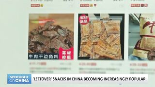 'Leftover' snacks boom in China; Groom's challenge causes stir; COVID tests on lobster