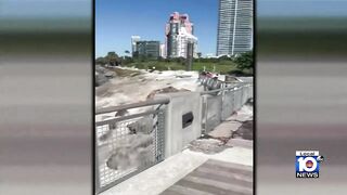 King tide injures 6 near Miami Beach pier