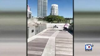 Video shows rough waves injure 6 in South Beach