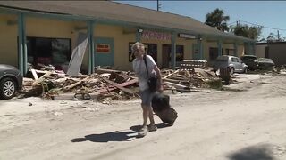 People travel to Fort Myers Beach to help recovery efforts