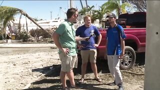 People travel to Fort Myers Beach to help recovery efforts