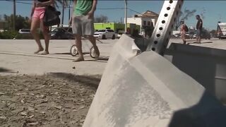 People travel to Fort Myers Beach to help recovery efforts