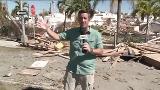 People travel to Fort Myers Beach to help recovery efforts