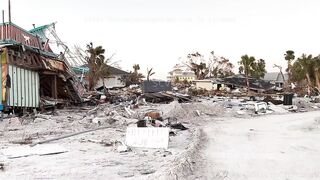 Fort Myers Beach, FL Hurricane Ian After Scenes - 9/30/2022