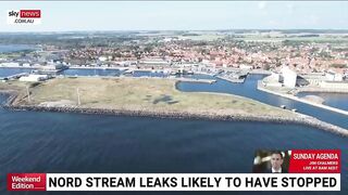 Nord Stream 2 pipeline leaks appear to have stopped, say Danish authorities