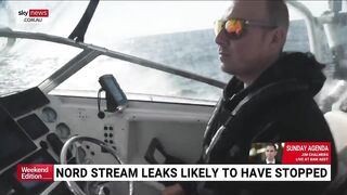 Nord Stream 2 pipeline leaks appear to have stopped, say Danish authorities