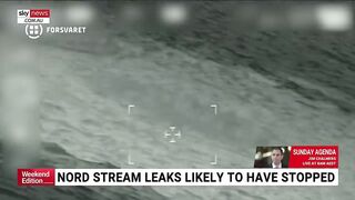 Nord Stream 2 pipeline leaks appear to have stopped, say Danish authorities