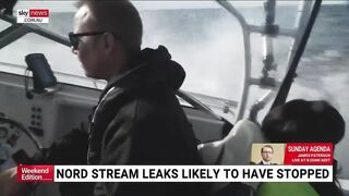 Nord Stream 2 pipeline leaks appear to have stopped, say Danish authorities