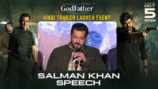 Salman Khan Speech @ God Father Hindi Trailer Launch