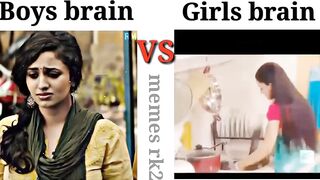 Boys brain Vs girls brain || funny memes ????????