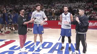 Stephen Curry & Klay Thompson Win Japan Games 3-Point Contest