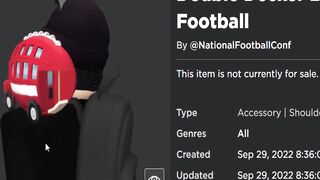 FREE ACCESSORY! HOW TO GET Double Decker Bus Football! (ROBLOX NFL TYCOON EVENT)