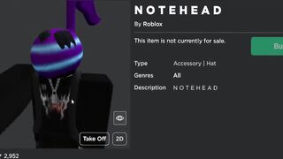 FREE ACCESSORY! HOW TO GET N O T E H E A D! (ROBLOX Festival Tycoon Event)