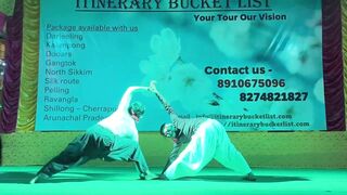 ARTISTIC YOGA (ClOSE EYES WITH Burning SMALL LAMP/ DIYA|| STAGE SHOW || SUBHANKAR AND MOUMITA