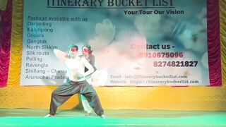 ARTISTIC YOGA (ClOSE EYES WITH Burning SMALL LAMP/ DIYA|| STAGE SHOW || SUBHANKAR AND MOUMITA