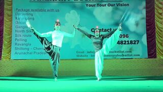 ARTISTIC YOGA (ClOSE EYES WITH Burning SMALL LAMP/ DIYA|| STAGE SHOW || SUBHANKAR AND MOUMITA