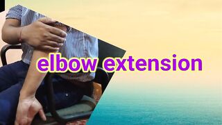 #stiffness Elbow(कोहनी जाम) best exercise#elbow stiffenes physiotherapy#self-stretching techniques