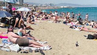 Barcelona beach walk ????????beach Sant Sebastia