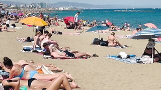 Barcelona beach walk ????????beach Sant Sebastia