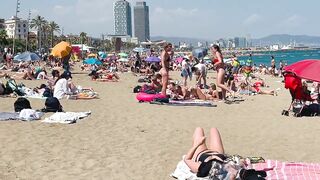 Barcelona beach walk ????????beach Sant Sebastia