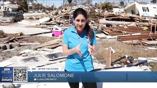 Woman describes riding out Hurricane Ian on Ft. Myers Beach