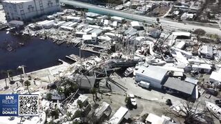 Woman describes riding out Hurricane Ian on Ft. Myers Beach