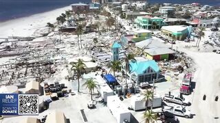 Woman describes riding out Hurricane Ian on Ft. Myers Beach