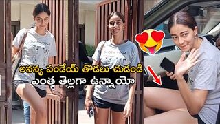 Ananya Pandey Spotted Outside Yoga Class @ Khar | Mumbai | Ananya Pandey Latest videos | AL TV