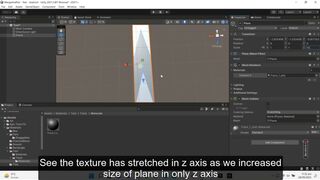 Solved Texture stretching issue in unity easy tutorial