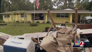 New Smyrna Beach residents neighborhoods still flooded after Hurricane Ian