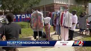 Daytona Beach police, organizations work together to help families devastated by Ian