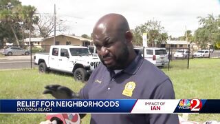 Daytona Beach police, organizations work together to help families devastated by Ian